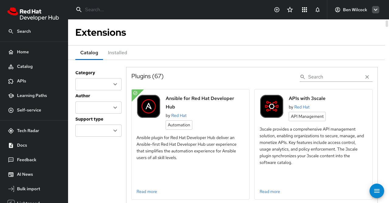 What's new in Red Hat Developer Hub 1.6 | Red Hat Developer